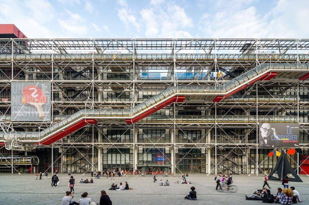 Georges Pompidou Center near the Taylor Hotel in Paris